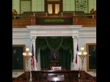 [Cliquez pour agrandir : 83 Kio] Austin - The Texas State Capitole: the Texas Senate.