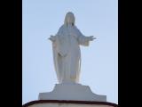 [Cliquez pour agrandir : 31 Kio] Santiago - La mission Santiago de Los Coras : statue du Christ.