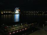[Cliquez pour agrandir : 64 Kio] Toulouse - Les rives de la Garonne, de nuit.