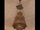 [Cliquez pour agrandir : 80 Kio] Jaipur - Le fort d'Amber : lampe.