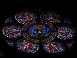 [Cliquez pour agrandir : 97 Kio] Reims - La cathédrale Notre-Dame : vitrail : détail.