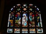 [Cliquez pour agrandir : 102 Kio] Lille - Le grand séminaire : la grande chapelle : vitrail.