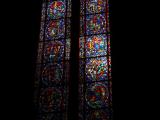 [Cliquez pour agrandir : 115 Kio] Reims - La cathédrale Notre-Dame : vitrail.