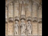 [Cliquez pour agrandir : 105 Kio] Gand - La cathédrale Saint-Bavon : le porche principal : détail.