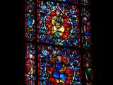 [Cliquez pour agrandir : 137 Kio] Reims - La cathédrale Notre-Dame : vitrail : détail.