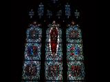 [Cliquez pour agrandir : 112 Kio] San Francisco - Saint Dominic's church: stained glass window.