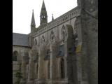 [Cliquez pour agrandir : 82 Kio] Saint-Pol-de-Léon - La cathédrale Saint-Paul-Aurélien : le côté.