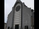 [Cliquez pour agrandir : 64 Kio] Lille - La cathédrale Notre Dame de la Treille : la façade vue de l'extérieur.