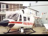 [Cliquez pour agrandir : 82 Kio] Le Bourget - Salon 1997 : Eurocopter Fire Fighter.