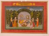 [Cliquez pour agrandir : 131 Kio] Delhi - Le musée national : miniature indienne.