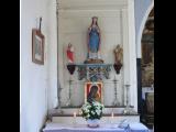 [Cliquez pour agrandir : 77 Kio] Argentolles - L'église Notre-Dame-de-la-Nativité : autel de la Vierge.