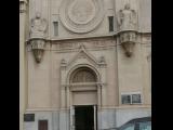 [Cliquez pour agrandir : 79 Kio] San Francisco - Saint Peter and Saint Paul's church: door.