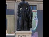 [Cliquez pour agrandir : 65 Kio] Madrid - L'opéra : la statue d'Isabelle II.