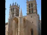 [Cliquez pour agrandir : 83 Kio] Montpellier - La cathédrale Saint-Pierre : la façade.