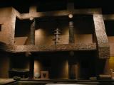 [Cliquez pour agrandir : 120 Kio] Mexico - Le musée national d'anthropologie : habitat Nord-Paquimé.
