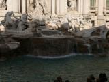 [Cliquez pour agrandir : 99 Kio] Rome - La fontaine de Trevi : détail.