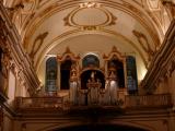 [Cliquez pour agrandir : 103 Kio] Rio de Janeiro - L'ancienne cathédrale Notre-Dame-du-Mont-Carmel : la tribune et l'orgue.
