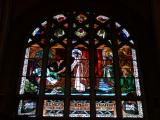 [Cliquez pour agrandir : 104 Kio] Lille - Le grand séminaire : la grande chapelle : vitrail.