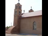 [Cliquez pour agrandir : 56 Kio] Socorro - San Miguel's church: side view.