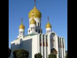 [Cliquez pour agrandir : 73 Kio] San Francisco - The orthodox cathedral of the Holy Virgin: general view.