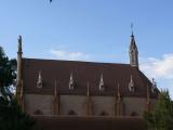 [Cliquez pour agrandir : 52 Kio] Santa Fe - The Loretto chapel: general view.