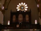 [Cliquez pour agrandir : 63 Kio] Dallas - The cathedral of Our Lady of Guadalupe: the pipe organ.