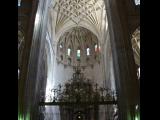 [Cliquez pour agrandir : 101 Kio] Ségovie - La cathédrale Sainte-Marie : plafond ouvragé.