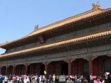 [Cliquez pour agrandir : 97 Kio] Pékin - La Cité interdite : le palais de la pureté céleste : vue générale.
