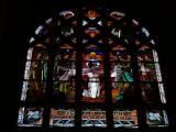 [Cliquez pour agrandir : 90 Kio] Lille - Le grand séminaire : la grande chapelle : vitrail.