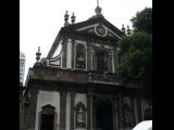 [Cliquez pour agrandir : 71 Kio] Rio de Janeiro - L'église Sainte-Croix-des-Militaires : la façade.