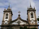 [Cliquez pour agrandir : 83 Kio] Rio de Janeiro - L'église Saint-François-de-Paule : la façade : détail.