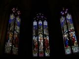 [Cliquez pour agrandir : 87 Kio] Saint-Jean-de-Maurienne - La cathédrale Saint-Jean-Baptiste : le chœur : vitraux.