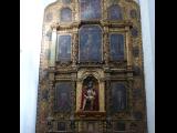 [Cliquez pour agrandir : 154 Kio] Mexico - L'église Saint-Bernardin-de-Sienne : le retable de la Passion.