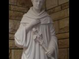 [Cliquez pour agrandir : 55 Kio] Los Lunas - Saint Clement's church: statue of Saint Anthony.