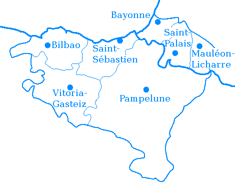 Pays Basque : Les sept provinces du Pays Basque.