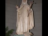 [Cliquez pour agrandir : 67 Kio] Madrid - La cathédrale Sainte-Marie de la Almudena : statue de la bienheureuse Mariana de Jésus.