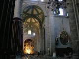 [Cliquez pour agrandir : 129 Kio] Mexico - La cathédrale Notre-Dame-de-l'Assomption : la croisée du transept.
