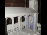 [Cliquez pour agrandir : 60 Kio] Lille - Le grand séminaire : la grande chapelle : maquette de l'ancienne configuration.