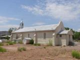 [Cliquez pour agrandir : 78 Kio] Zia Pueblo - The church of San Ysidro: general view.