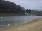 [Cliquez pour agrandir : 64 Kio] Saint-Pée-sur-Nivelle - Le lac en hiver.