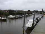 [Cliquez pour agrandir : 66 Kio] Gujan-Mestras - Canal vers le bassin d'Arcachon.