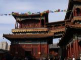 [Cliquez pour agrandir : 97 Kio] Pékin - Le temple Yonghegong : vue générale.