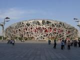 [Cliquez pour agrandir : 88 Kio] Pékin - Le site des Jeux olympiques 2008 : le « nid d'oiseau ».