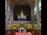 [Cliquez pour agrandir : 95 Kio] Lille - Le grand séminaire : la grande chapelle : la nef et l'orgue.