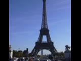[Cliquez pour agrandir : 52 Kio] Paris - La tour Eiffel du côté du Trocadéro.