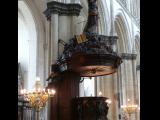 [Cliquez pour agrandir : 100 Kio] Saint-Omer - La cathédrale Notre-Dame : la chaire.