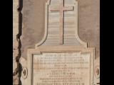 [Cliquez pour agrandir : 89 Kio] Rome - Le Colisée : l'extérieur : plaque aux martyrs.