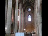 [Cliquez pour agrandir : 92 Kio] Toulouse - Le couvent des Jacobins : l'église : la double nef.