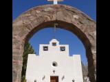 [Cliquez pour agrandir : 82 Kio] Tularosa - Saint Francis de Paula's church: general view.