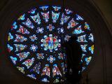 [Cliquez pour agrandir : 119 Kio] Burgos - La cathédrale : vitrail.